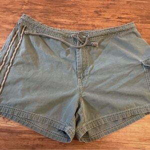 Women’s Olive Green Drawstring Casual Shorts